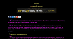 Desktop Screenshot of killmyhusband.com